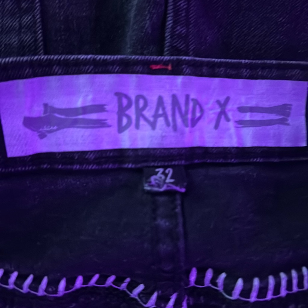 Brand X Baggy Skeleton Jeans